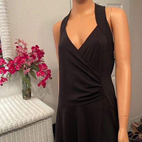 MICHAEL Michael Kors | Dresses | Beautiful Michael By Michale Kors Black  Halter Dress Size | Poshmark
